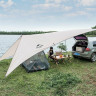 Тент NATUREHIKE CAR REAR CANOPY NH21TM001 590*340 см для кемпинга песочный с тремя стойками 6927595777831
